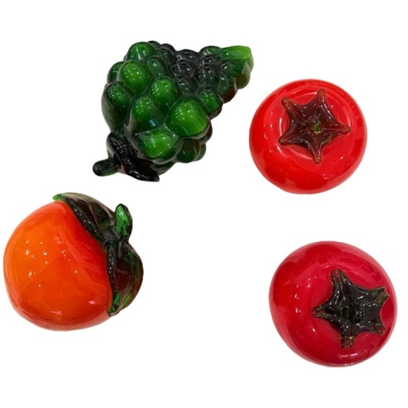 Glass Fruit Assortment Set - Picture 1 of 2
